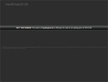 Tablet Screenshot of nauticsport.ch